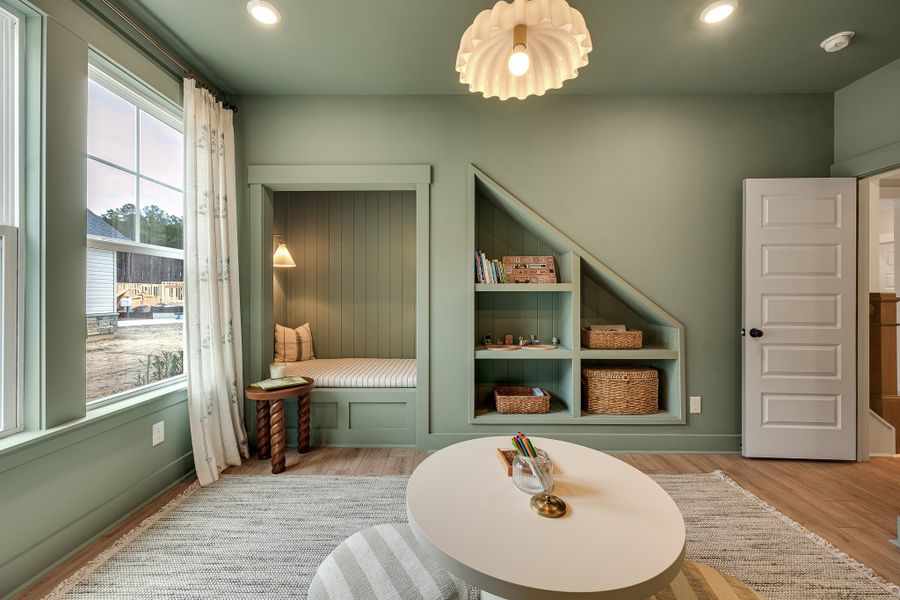 Furnished interior in a model home at Creek Pointe in Moncks Corner (Image 24).