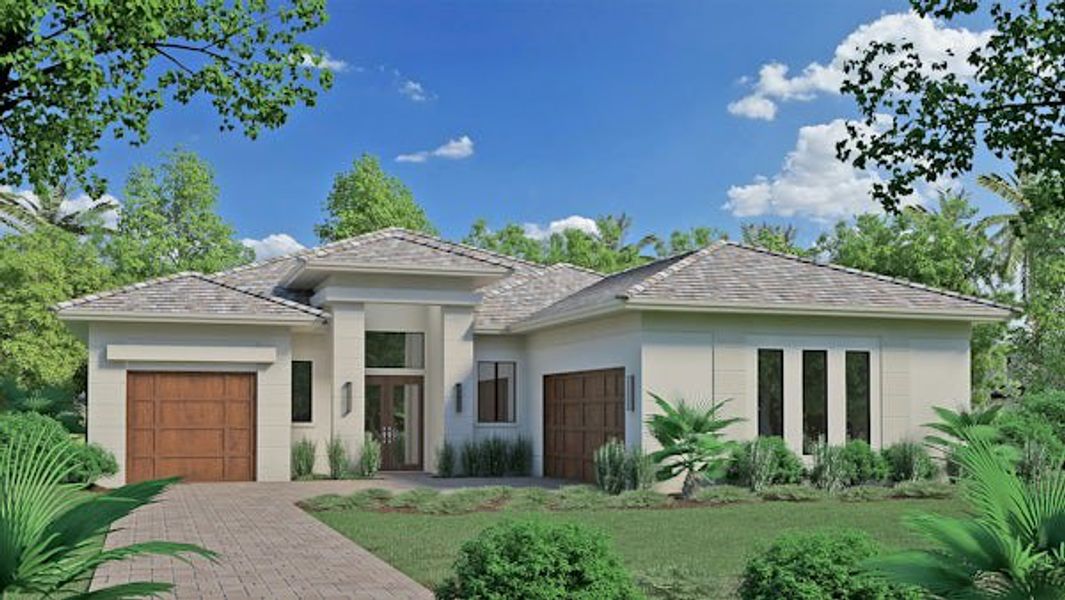 Front exterior of a home in the Tesoro Club community, located in Port St. Lucie, FL (Image 23).