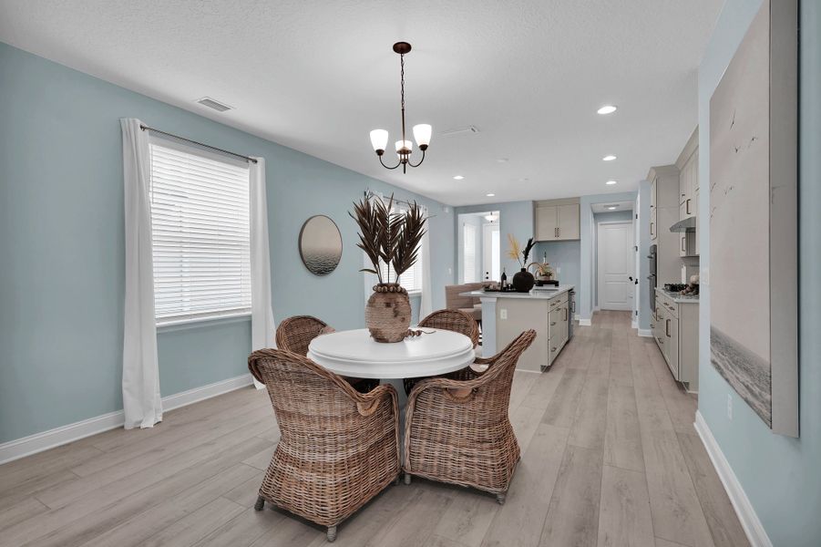 Furnished interior in a model home at Crosswinds at Nocatee in Ponte Vedra (Image 44).