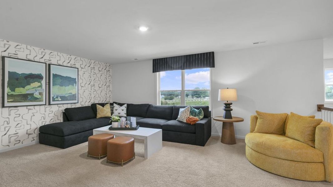 Furnished interior in a model home at Kalas Falls in Wake Forest (Image 34). Furnished interior in a model home at Kalas Falls in Wake Forest (Image 34).