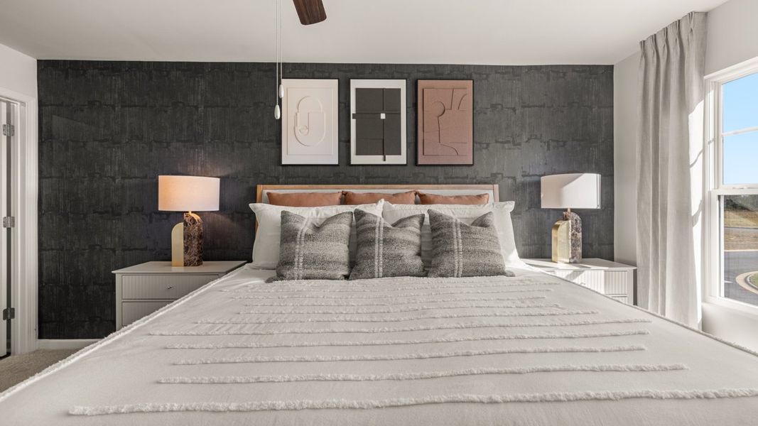 Furnished interior in a model home at Weatherstone in Grovetown (Image 24).