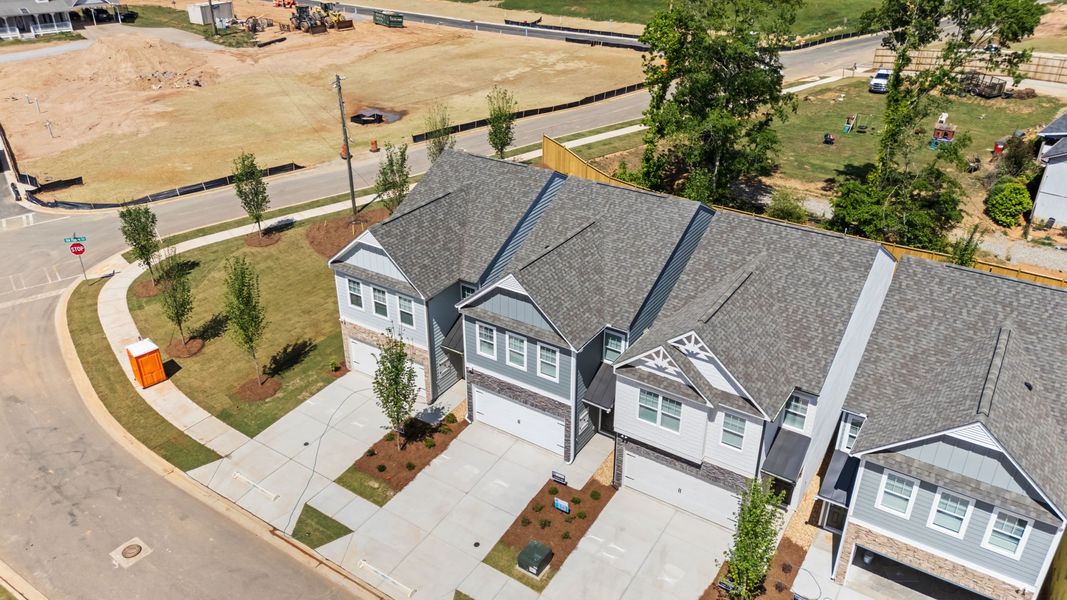 Aerial view of the Owen Preserve community in Canton, GA, showing layout and nearby surroundings (Image 6). Aerial view of the Owen Preserve community in Canton, GA, showing layout and nearby surroundings (Image 6).