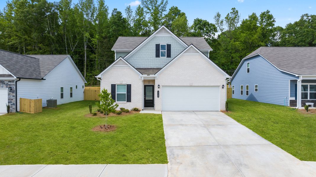 Front exterior of a home in the Vandiver Creek community, located in South Fulton, GA (Image 11).