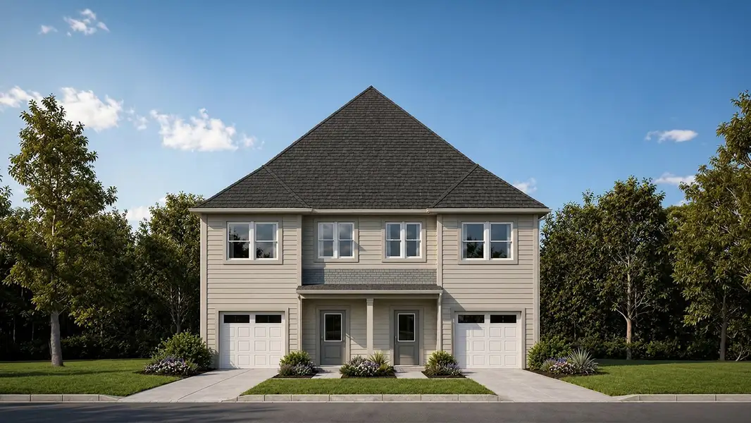Front exterior of a home in the Charlotte New Homes community, located in Charlotte, NC (Image 9). Front exterior of a home in the Charlotte New Homes community, located in Charlotte, NC (Image 9).