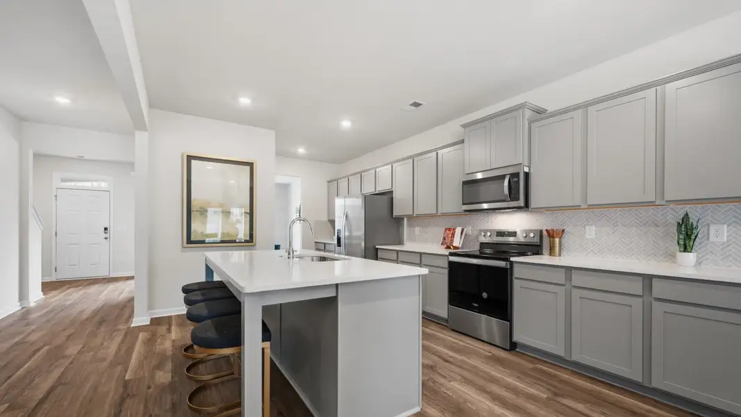 Furnished interior in a model home at Jackson Landing in Jefferson (Image 20). Furnished interior in a model home at Jackson Landing in Jefferson (Image 20).