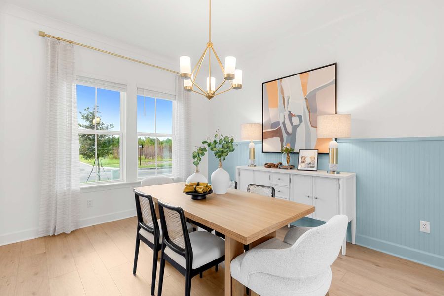 Furnished interior in a model home at Seven Pines 24' Rear Entry Townhomes in Jacksonville (Image 45). Furnished interior in a model home at Seven Pines 24' Rear Entry Townhomes in Jacksonville (Image 45).