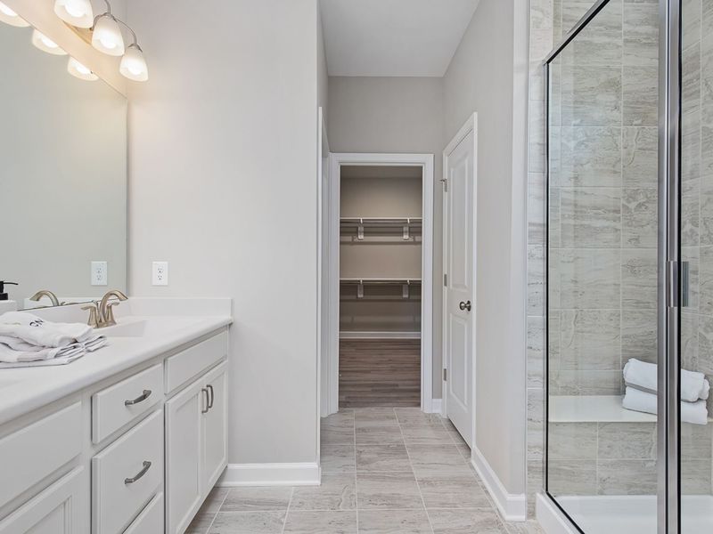 Furnished interior in a model home at Woodland Crossing in Zebulon (Image 30). Furnished interior in a model home at Woodland Crossing in Zebulon (Image 30).