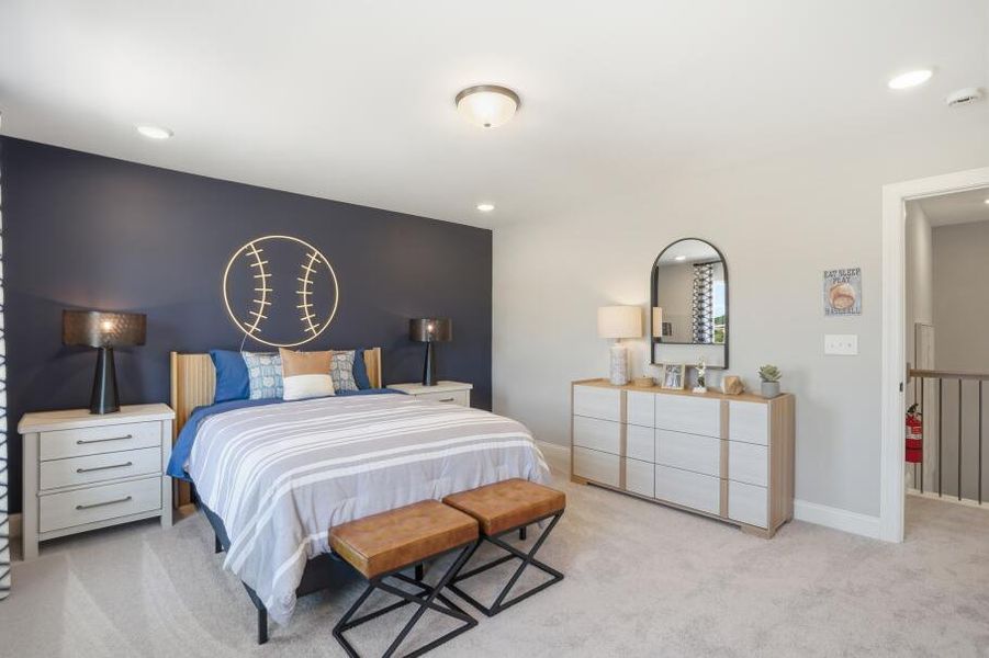 Furnished interior in a model home at Ashton Park in Monroe (Image 32).