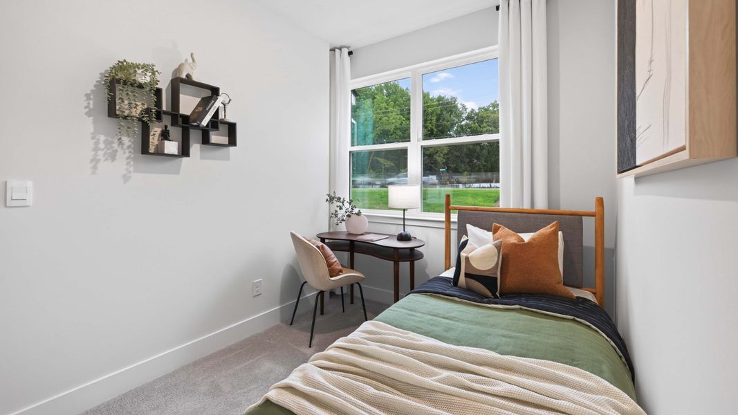 Furnished interior in a model home at Kingman Townhomes in Charlotte (Image 22).