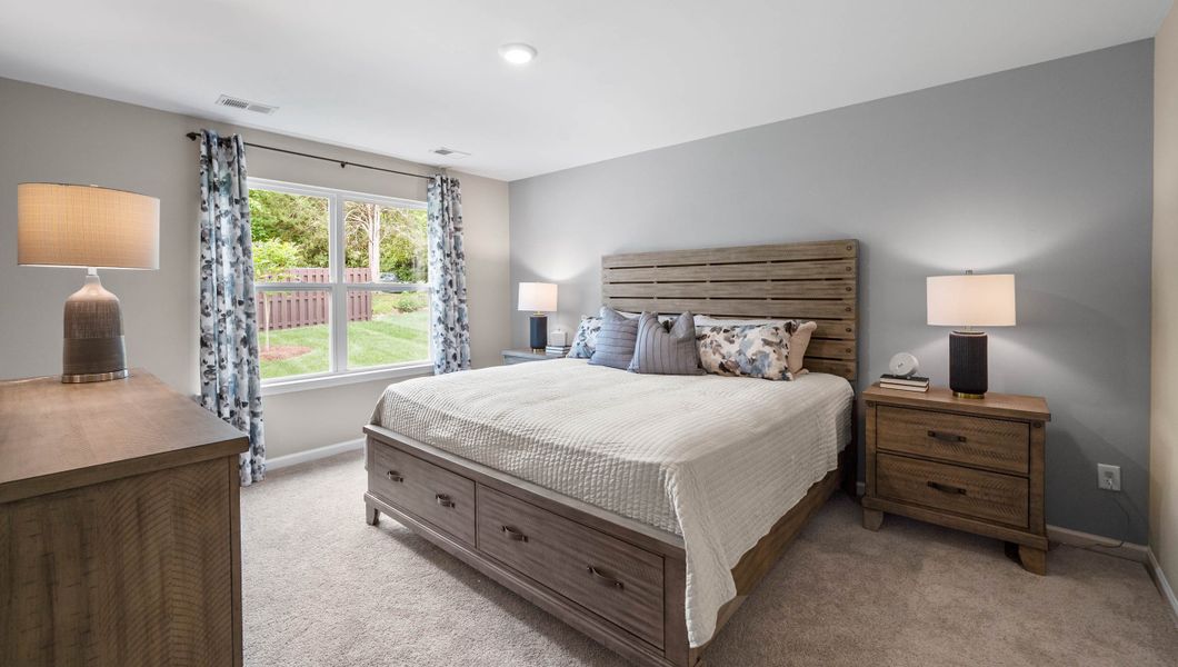 Furnished interior in a model home at Cambridge Creek in Piedmont (Image 19).