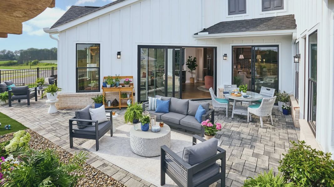 Exterior details of a home in The Courtyards at Holly Grove, Holly Springs (Image 2).