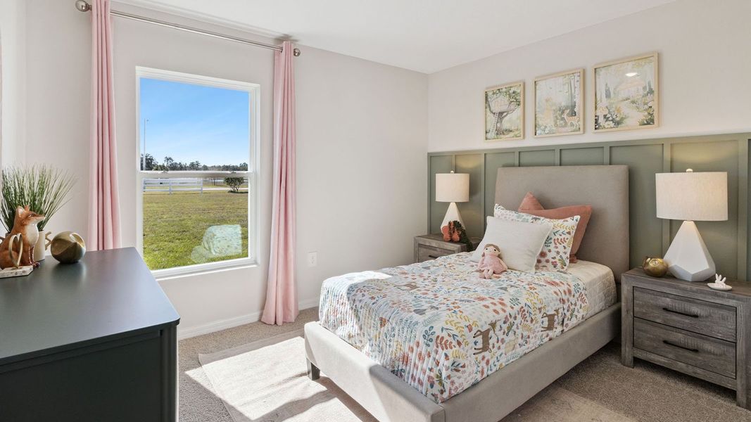 Furnished interior in a model home at Fox Branch in Lakeland (Image 26).