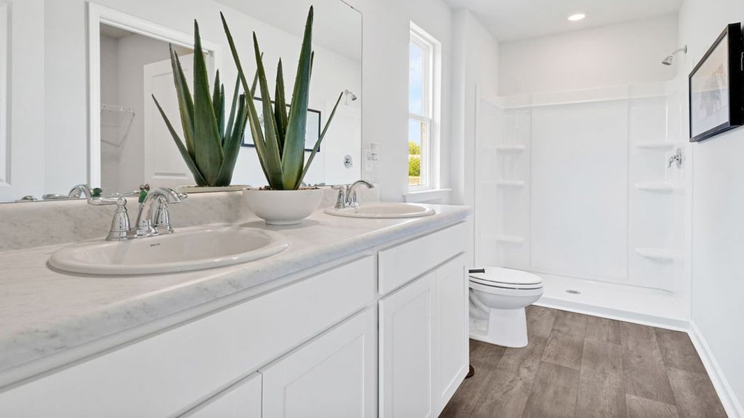 Furnished interior in a model home at Stella Bluffs in Stella (Image 34). Furnished interior in a model home at Stella Bluffs in Stella (Image 34).