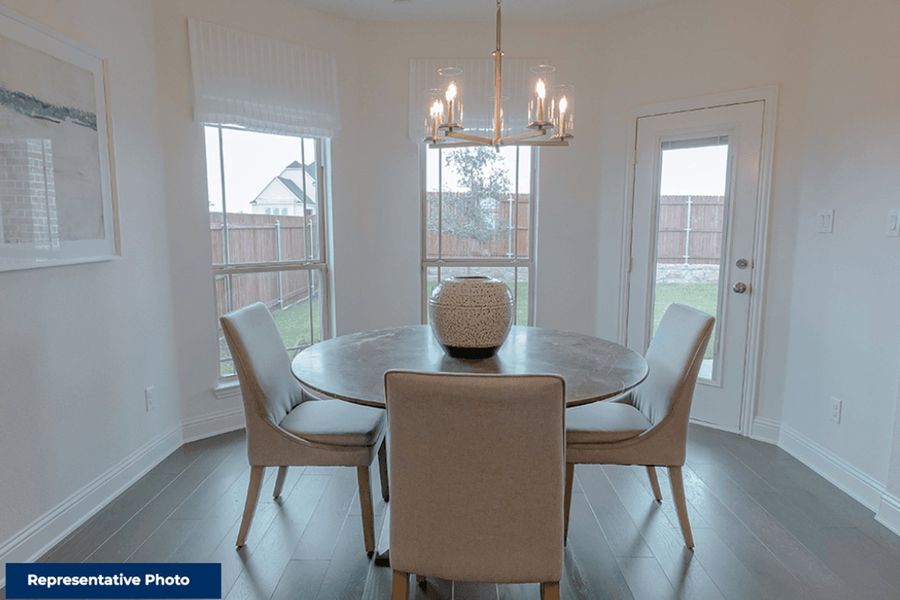 Furnished interior in a model home at Llano Springs in Fort Worth (Image 6).