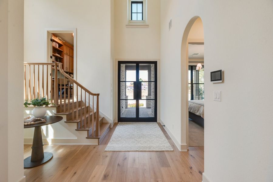 Furnished interior in a model home at Furst Ranch in Argyle (Image 7).