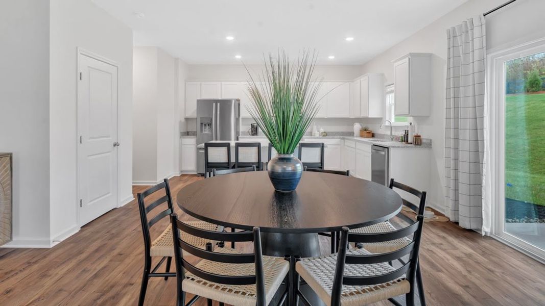 Furnished interior in a model home at Mary's Pointe in Clinton (Image 25). Furnished interior in a model home at Mary's Pointe in Clinton (Image 25).