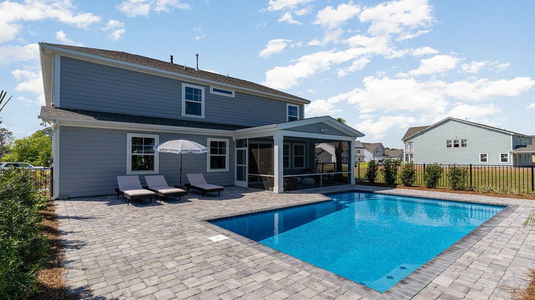 Front exterior of a home in the The Retreat at Wild Wing community, located in Conway, SC (Image 9).