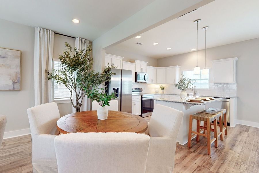 Furnished interior in a model home at Dry Creek Village in Goodlettsville (Image 18).