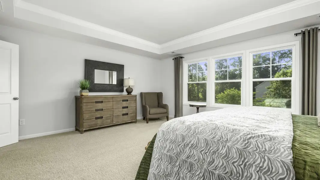 Furnished interior in a model home at Conrad Farm in Pfafftown (Image 14). Furnished interior in a model home at Conrad Farm in Pfafftown (Image 14).