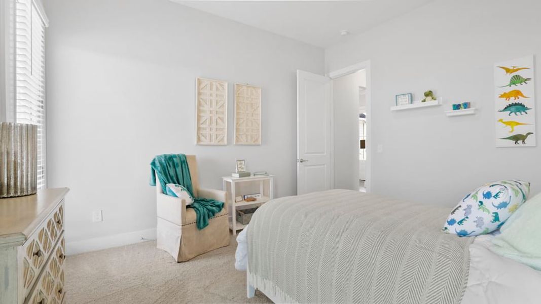 Furnished interior in a model home at Pinebrook in Woodruff (Image 15).