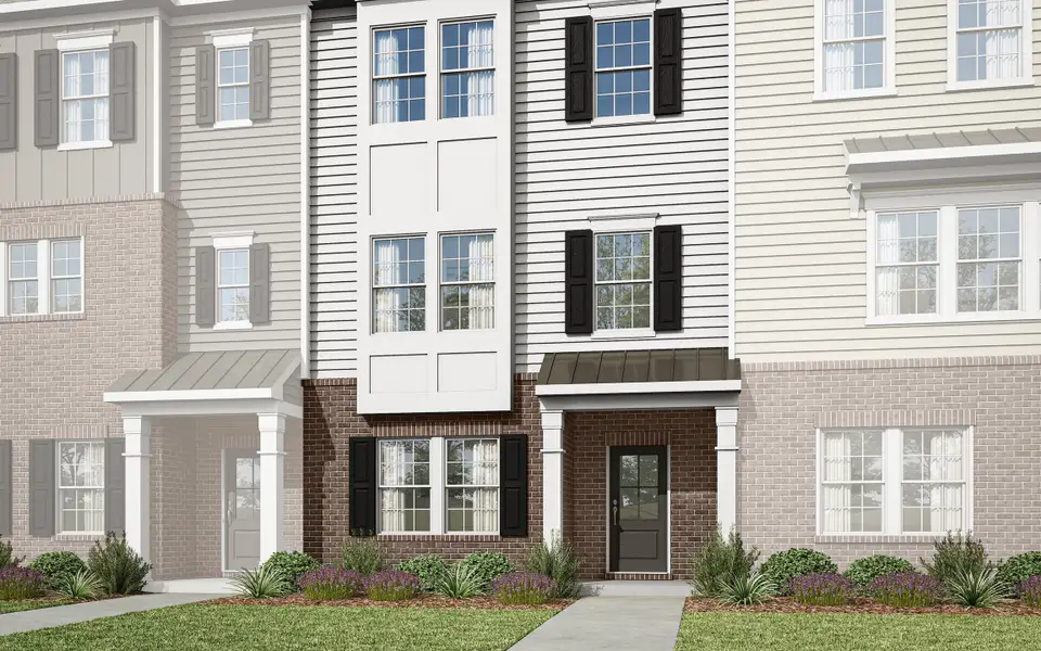 Front exterior of a home in the The Grove at Latta Park community, located in Durham, NC (Image 5).