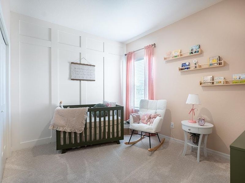 Secondary bedrooms provide space for everyone in your household - Shelby model home in St. Cloud, FL