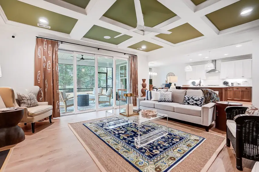 Furnished interior in a model home at Adalyn Park in Mooresville (Image 4).