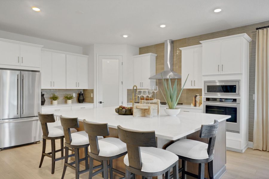 Furnished interior in a model home at Waterlin in St. Cloud (Image 17).