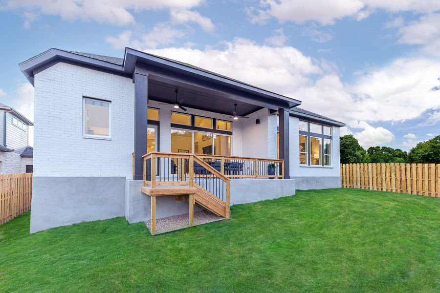 Exterior details of a home in Windsong - Reserve Series, Boerne (Image 3).