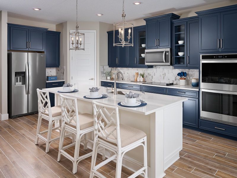 Kitchen modeled at Legends Preserve