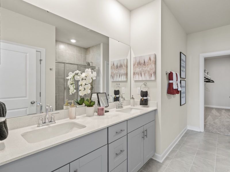 The primary suite is complete with private ensuite and spacious closet.