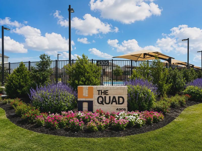 Entrance to the University Heights community in Round Rock, TX, featuring signage and landscaping (Image 5).