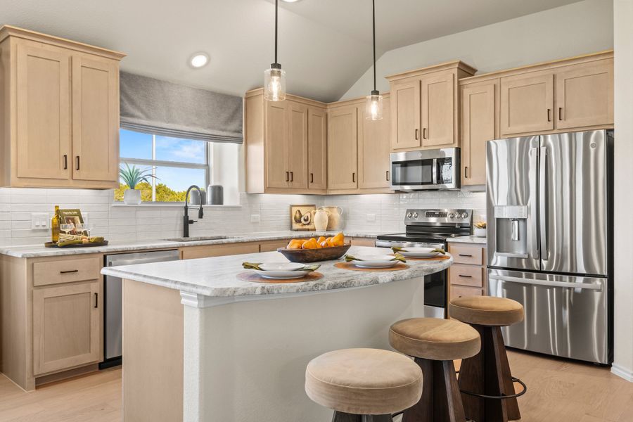 Furnished interior in a model home at Waterford Park in Weatherford (Image 6).