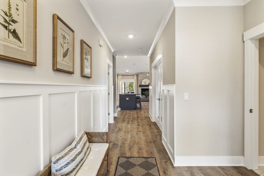 Furnished interior in a model home at Saratoga Oaks in Williamston (Image 8).