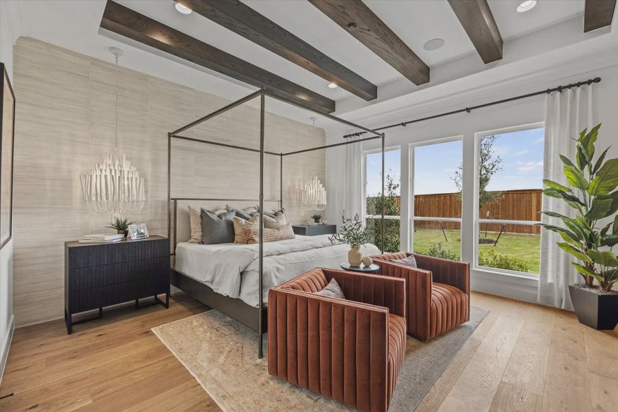 Furnished interior in a model home at Ridge Pointe Estates in Sunnyvale (Image 16).