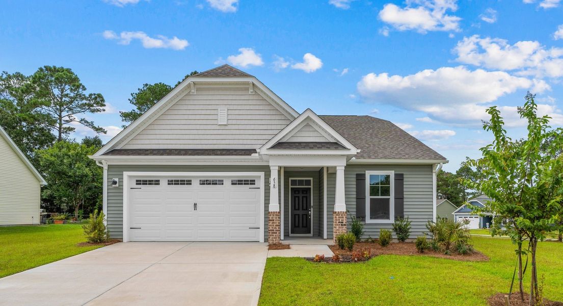 Front exterior of a home in the Goose Marsh community, located in Bolivia, NC (Image 2).