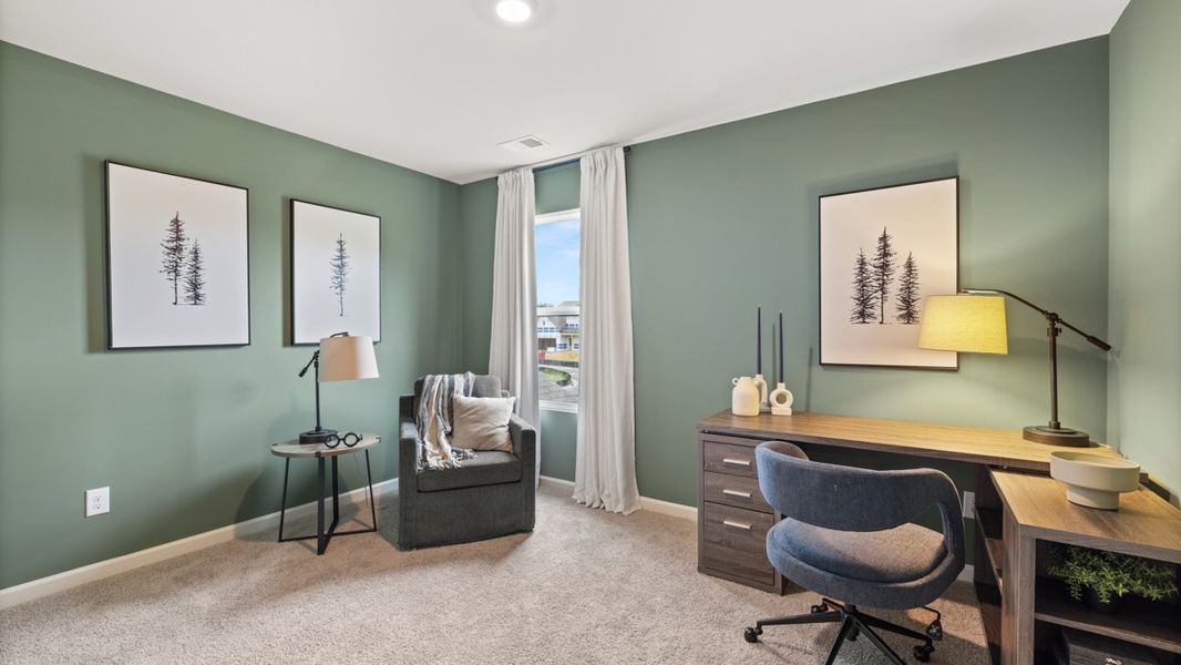 Furnished interior in a model home at Fairway 17 at Mirror Lake in Villa Rica (Image 47).