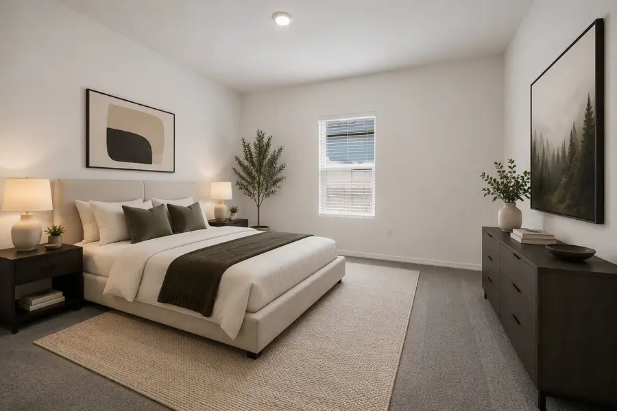 Furnished interior in a model home at Coopers Meadow in Jacksonville (Image 7).