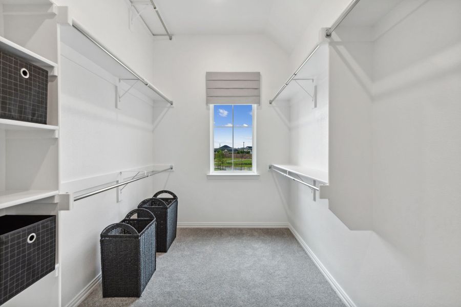 Furnished interior in a model home at Twin Creeks Watters in Allen (Image 26).