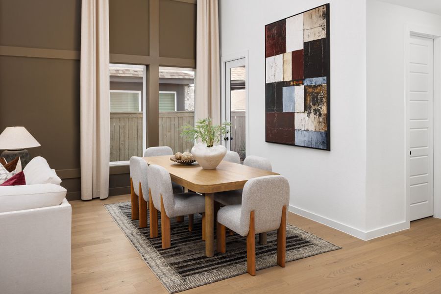 Furnished interior in a model home at Pecan Square in Northlake (Image 41). Furnished interior in a model home at Pecan Square in Northlake (Image 41).