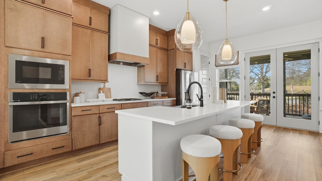 Furnished interior in a model home at The Eighteen in Atlanta (Image 6).