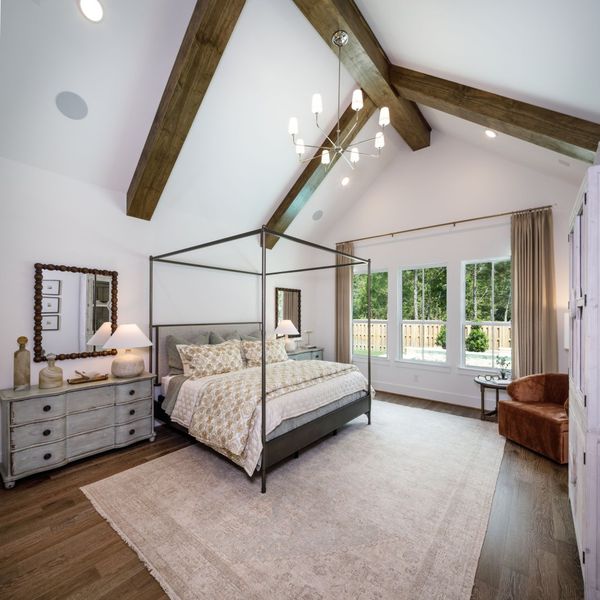 Furnished interior in a model home at Colton in Todd Mission (Image 19).