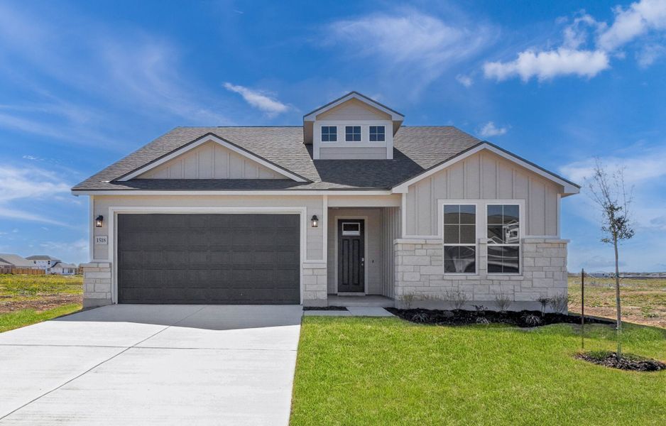 Front exterior of a home in the Ladera community, located in San Antonio, TX (Image 9).