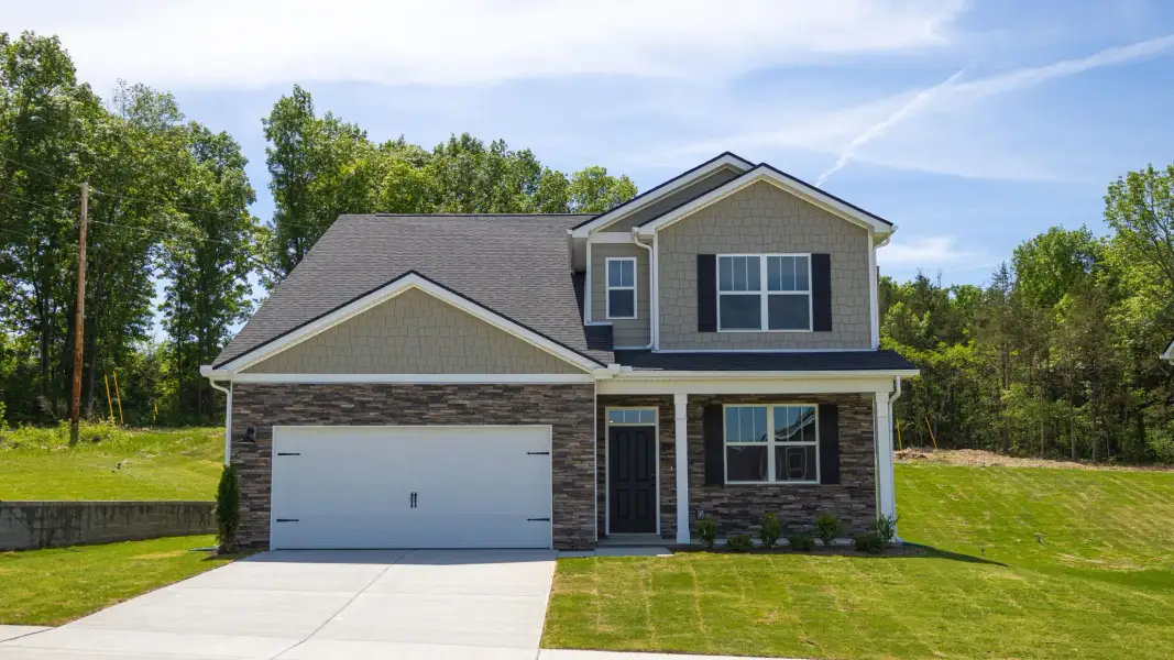 Front exterior of a home in the Walnut Ridge community, located in Lebanon, TN (Image 10).