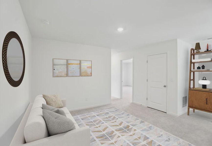 Furnished interior in a model home at Casteel in Bethlehem (Image 9).
