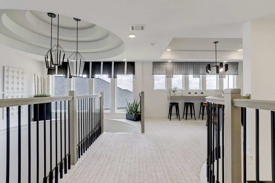 Furnished interior in a model home at Sunterra (Katy ISD) in Katy (Image 10).