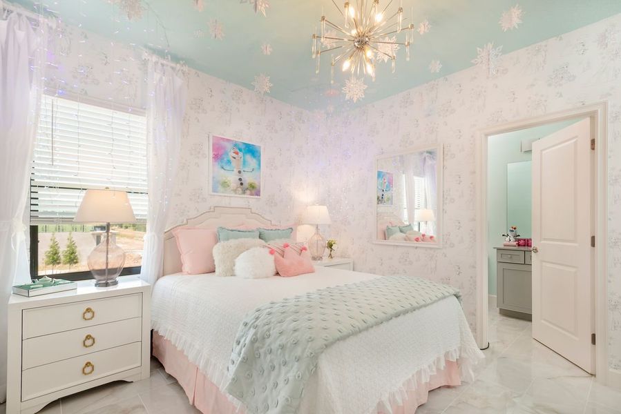 Furnished interior in a model home at Paradiso Grande Resort in Orlando (Image 29).
