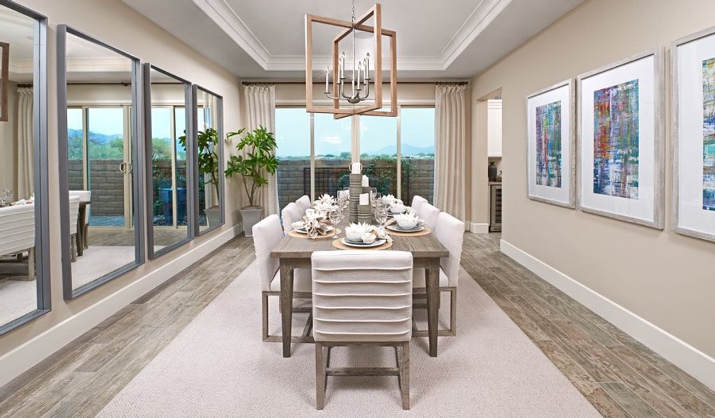 Furnished interior in a model home at Saguaro Reserve in Marana (Image 34). Furnished interior in a model home at Saguaro Reserve in Marana (Image 34).