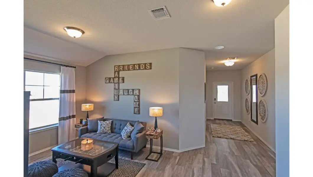 Furnished interior in a model home at Creekside Hills in Copperas Cove (Image 21).