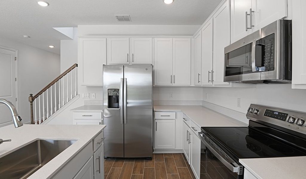 Furnished interior in a model home at Seaport Village in Tavares (Image 7). Furnished interior in a model home at Seaport Village in Tavares (Image 7).